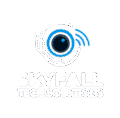 Cámara de vigilancia moderna con tecnología avanzada para seguridad y monitoreo en Skyfall Tech Solu.